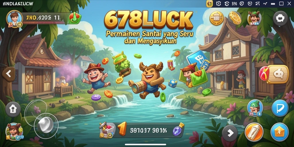 Tampilan gameplay seru di 678LUCK yang membuat ketagihan.