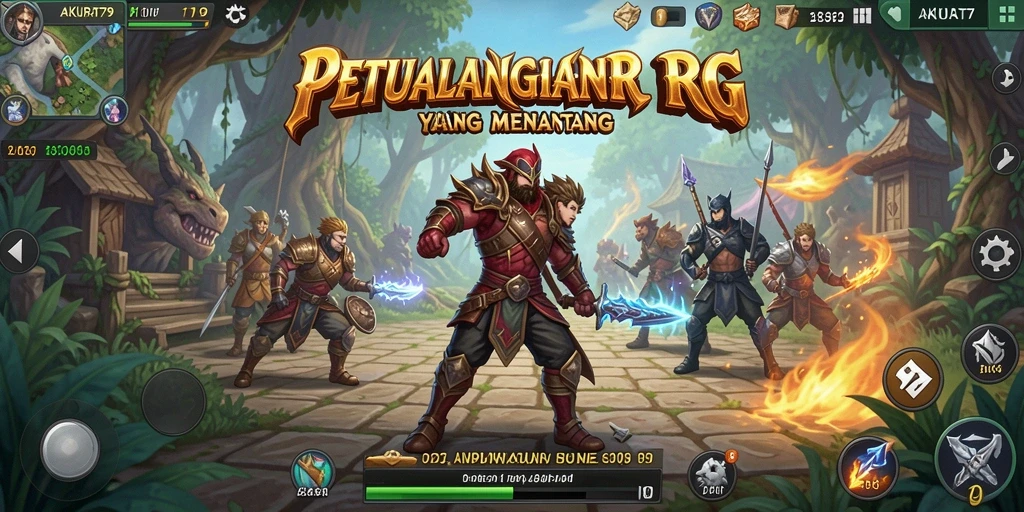 Gameplay RPG AKURAT79 yang mendebarkan dan seru.