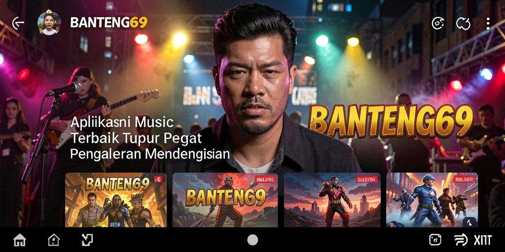 Tampilan screenshot BANTENG69 menampilkan pengalaman mendengarkan musik yang menyenangkan.