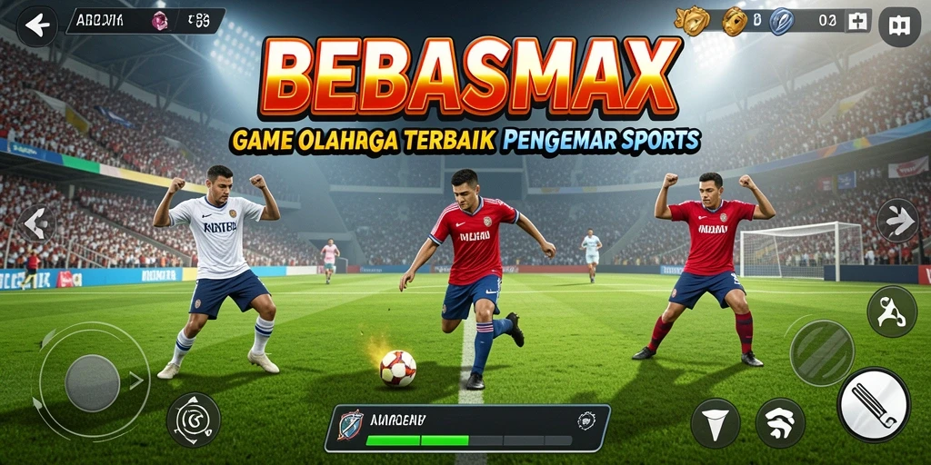 Tampilan menyenangkan dan penuh aksi dari gameplay BEBASMAX.