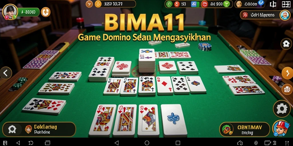 Tampilan gameplay BIMA11 yang seru dan penuh warna.