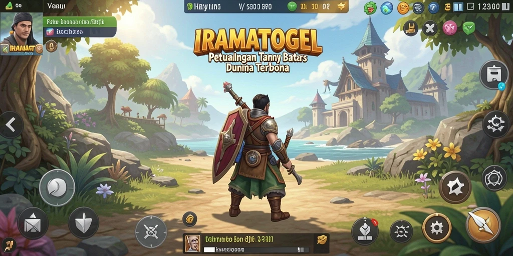 Tampilan gameplay menakjubkan di dunia terbuka IRAMATOGEL.