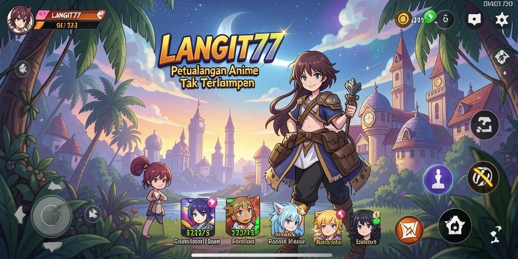 Tampilan menarik dari gameplay LANGIT77 yang penuh warna dan dinamis.