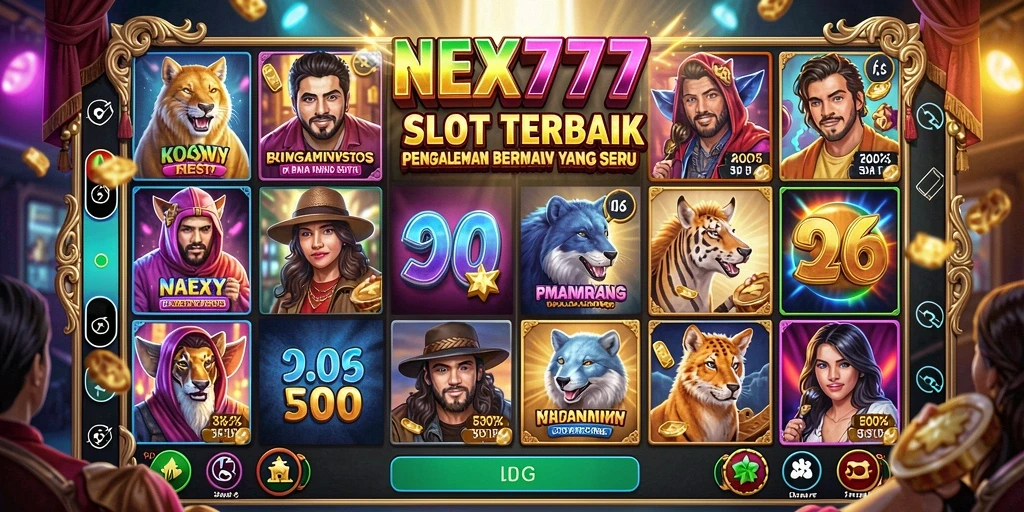 Screenshot NEX777 menampilkan gameplay Slot yang menarik.