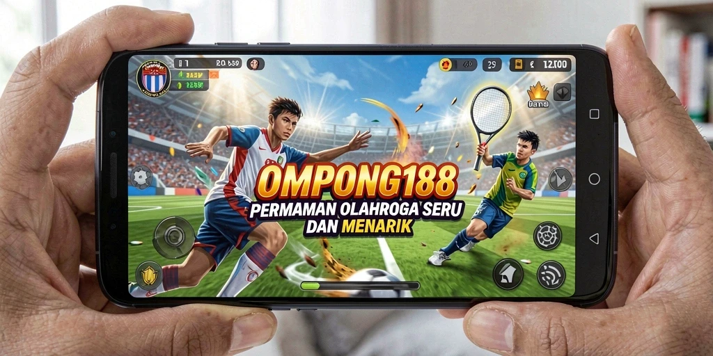 Tampilan gameplay OMPONG188 yang menegangkan dan seru.
