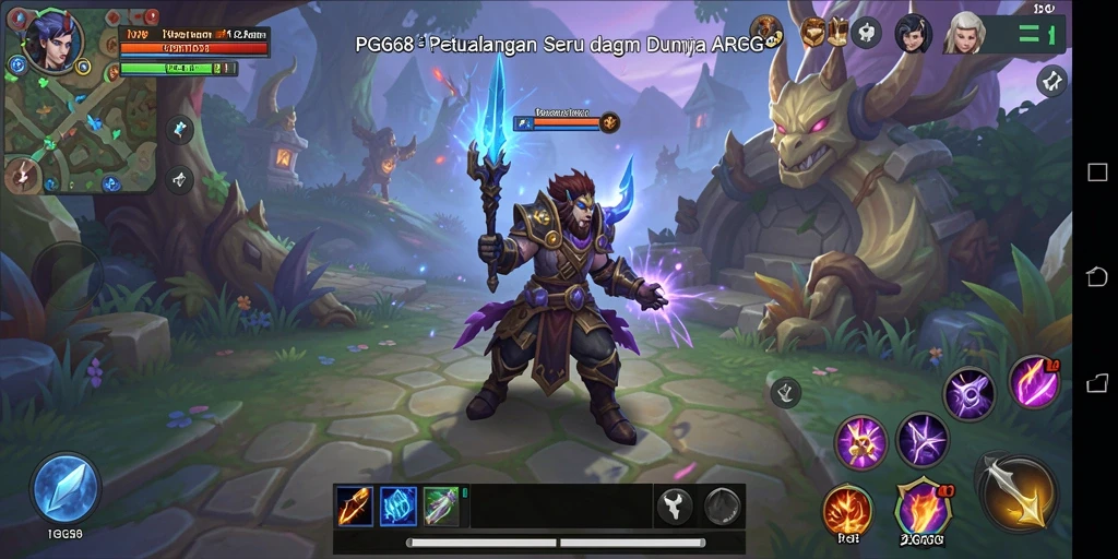 Tangkapan layar menampilkan aksi seru dalam pertempuran ARPG.