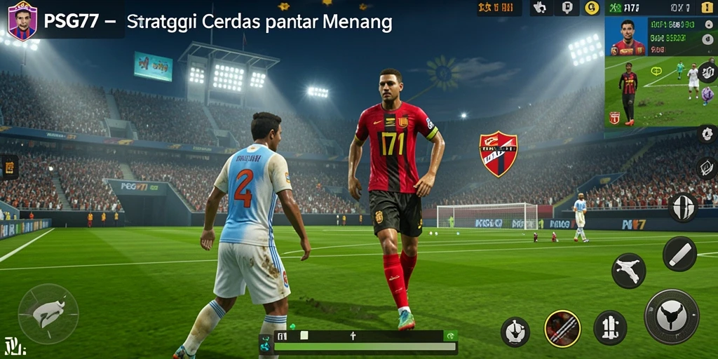 Tangkapan layar menunjukkan gameplay mendebarkan PSG77 dengan strategi cerdas.