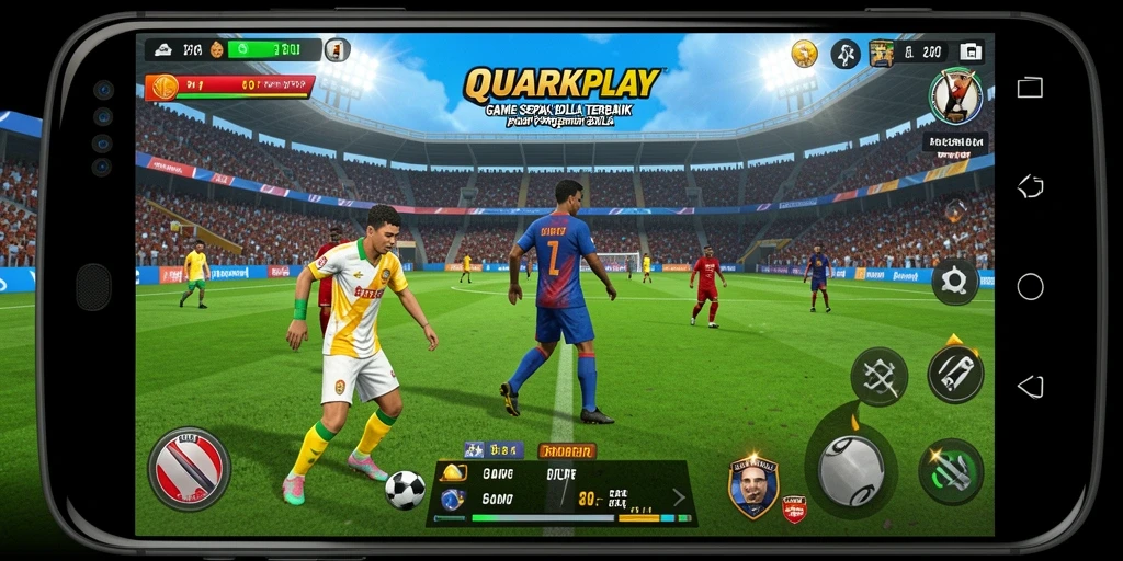 Tampilan gameplay seru dan realistis di QUARKPLAY.