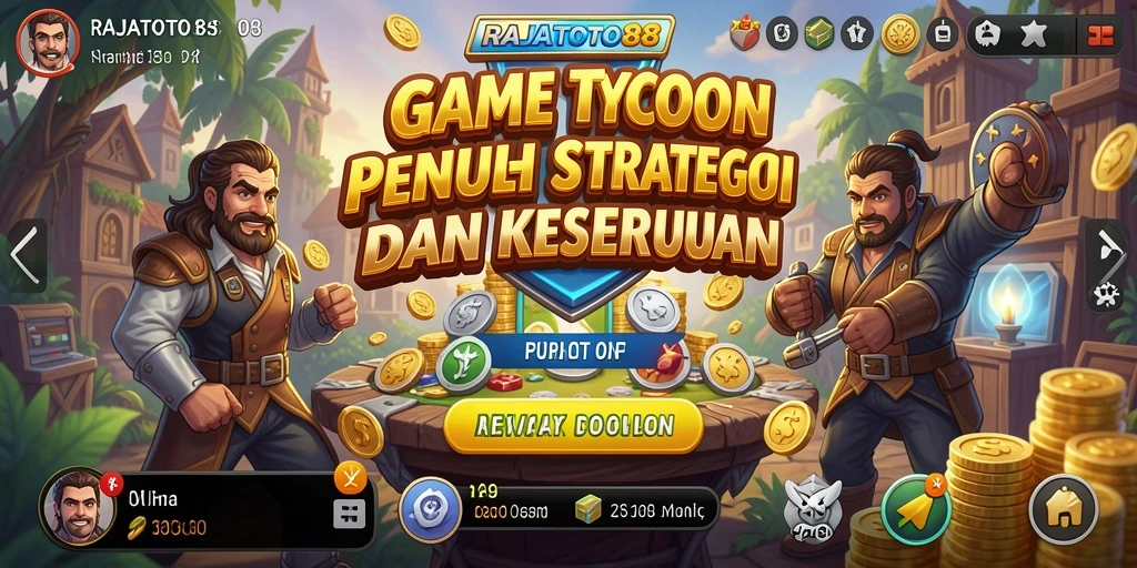 Tampilan gameplay RAJATOTO88 yang seru dan interaktif.