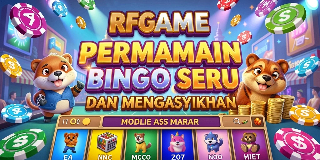 Screenshot RPGAME menampilkan permainan Bingo yang seru dan menantang.