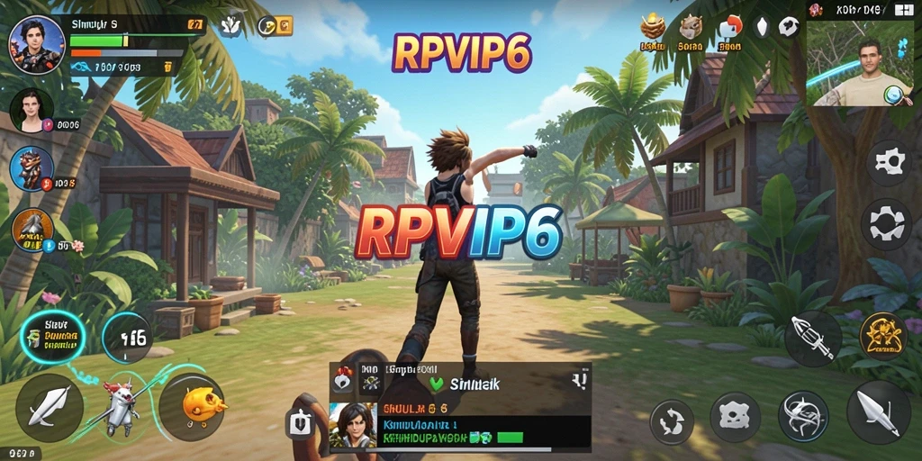 Tampilan gameplay RPVIP6 yang sangat interaktif dan menarik.