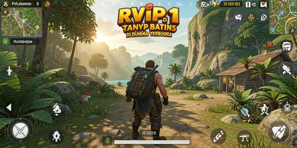 Tampilan gameplay seru di dunia terbuka RVIP1 yang memukau.
